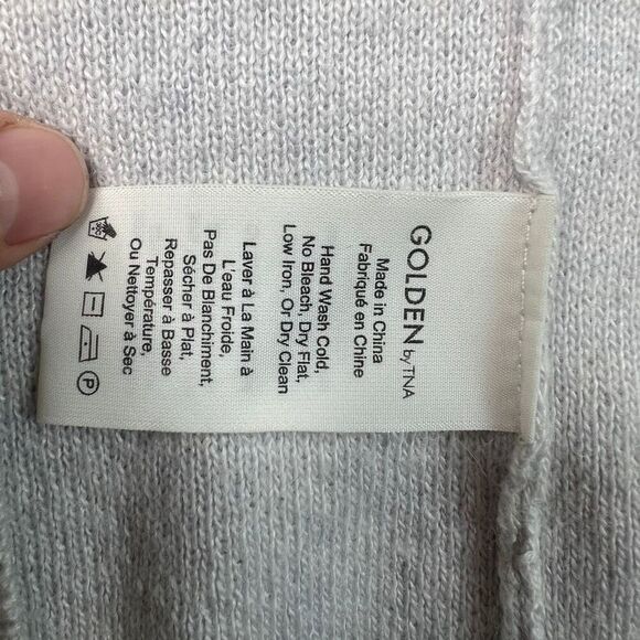 ARITZIA GOLDEN BY TNA Grey Knit Cardigan Kimono XXS/XS Sweater Wool Alpaca Blend - Picture 6 of 12